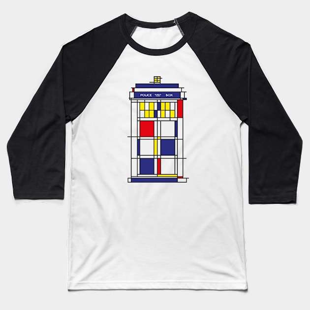 Mondrian who. Baseball T-Shirt by sebasebi